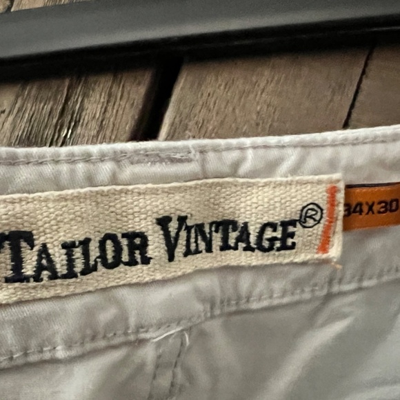 Tailor Vintage New Canaan Slim Fit Comfort Stretch Waist Pants Gray Sz 34x30 NWT - Picture 5 of 9